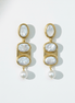 Cercei Pearl Elegance – Aur 24K - OK Lux. All rights reserved. - Earrings - 