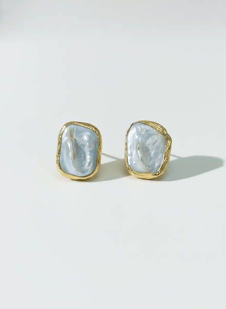 Cercei Pearl Essence – Aur 24K - OK Lux. All rights reserved. - Earrings - 