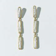 Cercei Pearl Glow – Aur 24K - OK Lux. All rights reserved. - Earrings - 