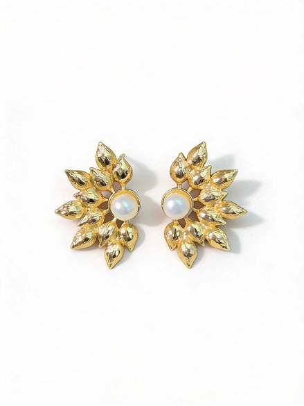 Cercei Pearl Radiance – Aur 24K - OK Lux. All rights reserved. - Earrings - 