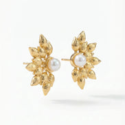 Cercei Pearl Radiance – Oțel placat Aur 24K - OK Lux. All rights reserved. - Earrings - 