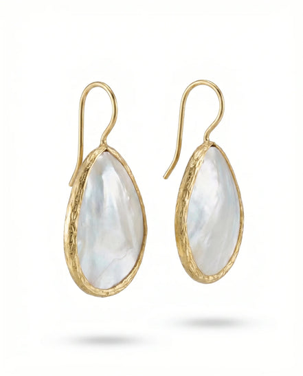 Cercei Pearl Tortiță – Oțel placat Aur 24K - OK Lux. All rights reserved. - Earrings - 