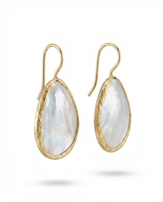 Cercei Pearl Tortiță – Oțel placat Aur 24K - OK Lux. All rights reserved. - Earrings - 
