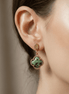 Cercei Zoisit Natural - Bijuterie Handmade din Oțel Inoxidabil - OK Lux. All rights reserved. - Earrings - 