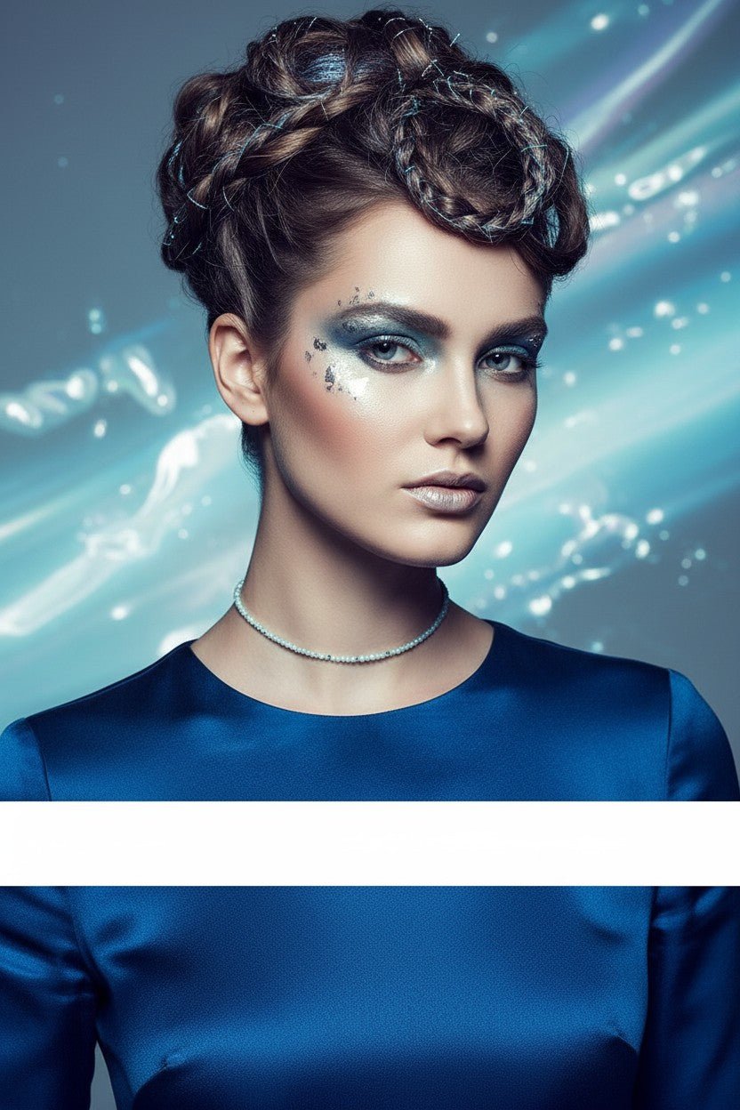 Colier din Argint și Pietre Semiprețioase Larimar Fațetat de 2 mm Bleu - OK Lux. All rights reserved. - Necklaces - 