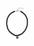 Colier din Onix Fațetat cu Pandantiv Trifoi cu 4 Foi din Oțel Inoxidabil - OK Lux. All rights reserved. - Necklaces - 