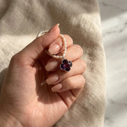 Colier din Perle Bobițe de Orez cu Pandantiv din Ametist – Handmade - OK Lux. All rights reserved. - Bijuterii - 