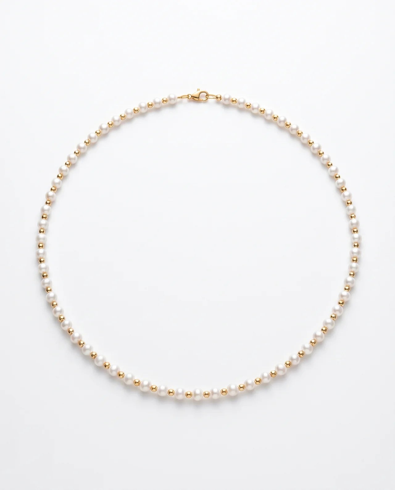 Colier Handmade cu Perle Naturale și Hematit Auriu - OK Lux. All rights reserved. - Bijuterii - 
