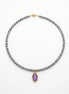 Colier Handmade din Perle Naturale cu Pandantiv din Ametist - OK Lux. All rights reserved. - Bijuterii - 