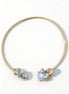 Colier Pearl Open – Aur 24K - OK Lux. All rights reserved. - Necklaces - 