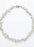 Colier Perle de Cultură Neregulate 8 - 9mm, 45cm cu Argint 925 - Bijuterie Handmade Laura Stoica - OK Lux. All rights reserved. - Necklaces - 