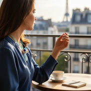 Colier Unicat din Argint cu Amazonit, Acvamarin și Perle de Cultură - OK Lux. All rights reserved. - Necklaces - 