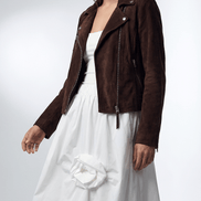 Fustă midi albă cu imprimeu floral - OK Lux. All rights reserved. - Dresses - WHITE - 