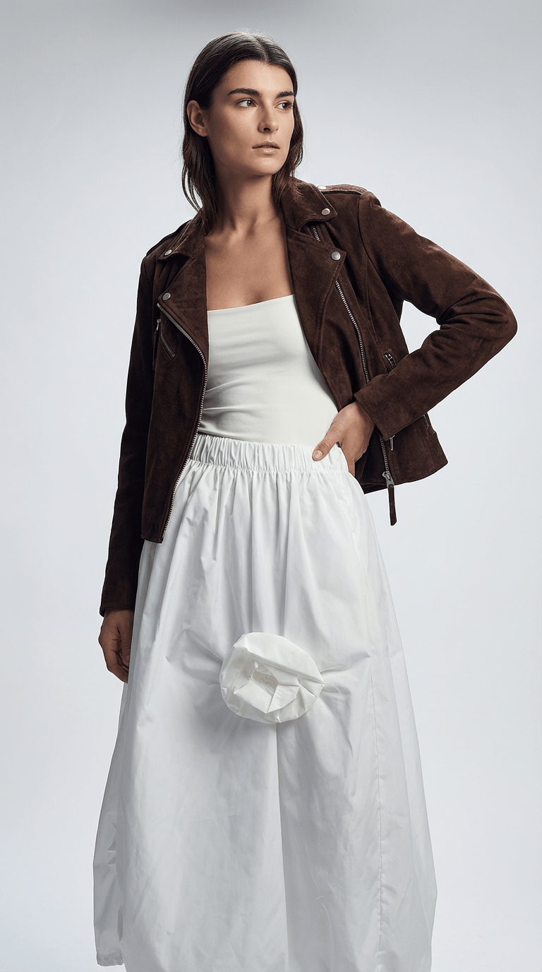 Fustă midi albă cu imprimeu floral - OK Lux. All rights reserved. - Dresses - WHITE - 