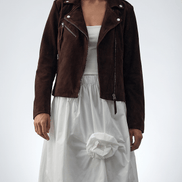 Fustă midi albă cu imprimeu floral - OK Lux. All rights reserved. - Dresses - WHITE - 