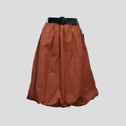 Fustă midi aramiu, talie universală - OK Lux. All rights reserved. - Skirts - COPPER - 