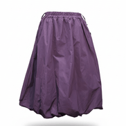 Fustă midi mov cu talie marcată - OK Lux. All rights reserved. - Skirts - PURPLE - 