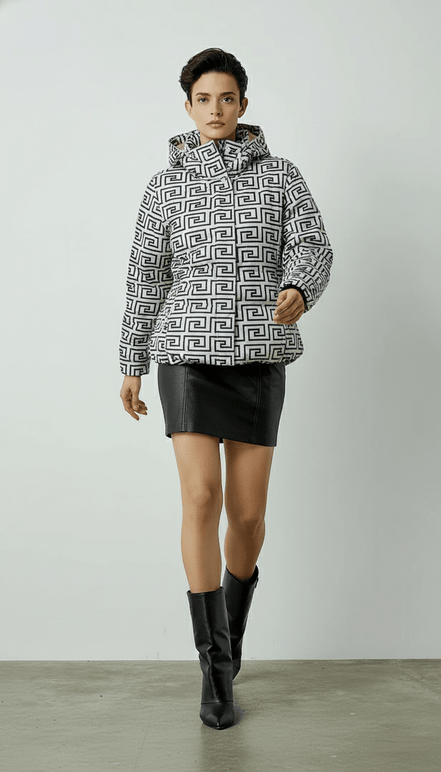 Geacă cu Două Fețe și cu Glugă - OK Lux. All rights reserved. - Jackets -