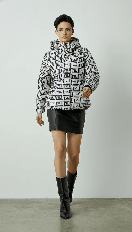 Geacă cu Două Fețe și cu Glugă - OK Lux. All rights reserved. - Jackets -