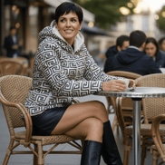 Geacă cu Două Fețe și cu Glugă - OK Lux. All rights reserved. - Jackets -