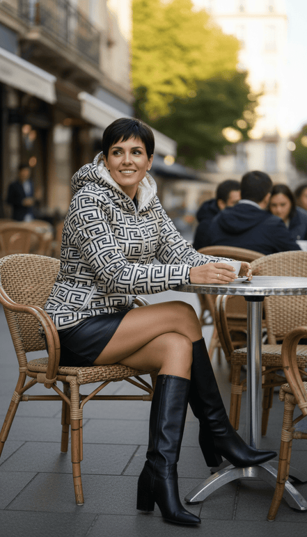 Geacă cu Două Fețe și cu Glugă - OK Lux. All rights reserved. - Jackets -