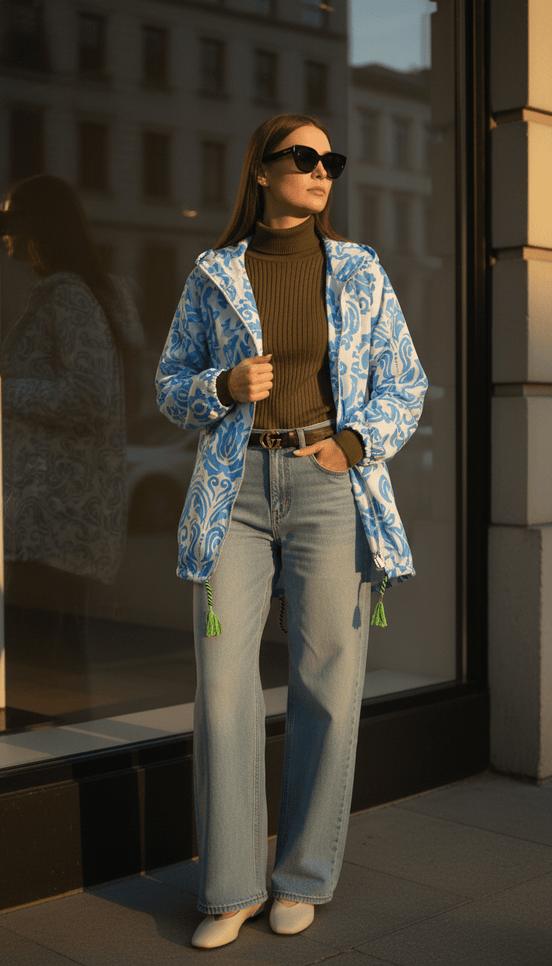 Geacă cu Fermoar și Glugă - OK Lux. All rights reserved. - Jackets -