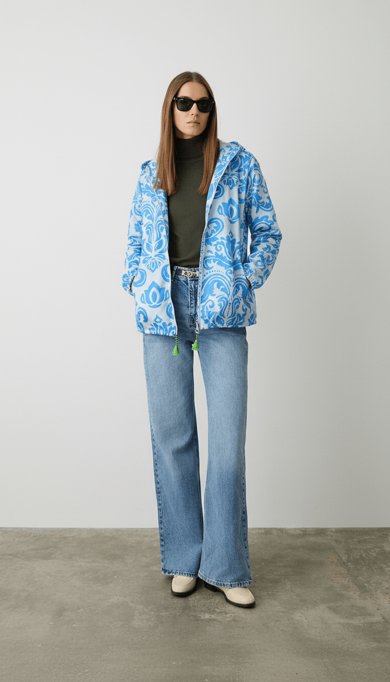 Geacă cu Fermoar și Glugă - OK Lux. All rights reserved. - Jackets -