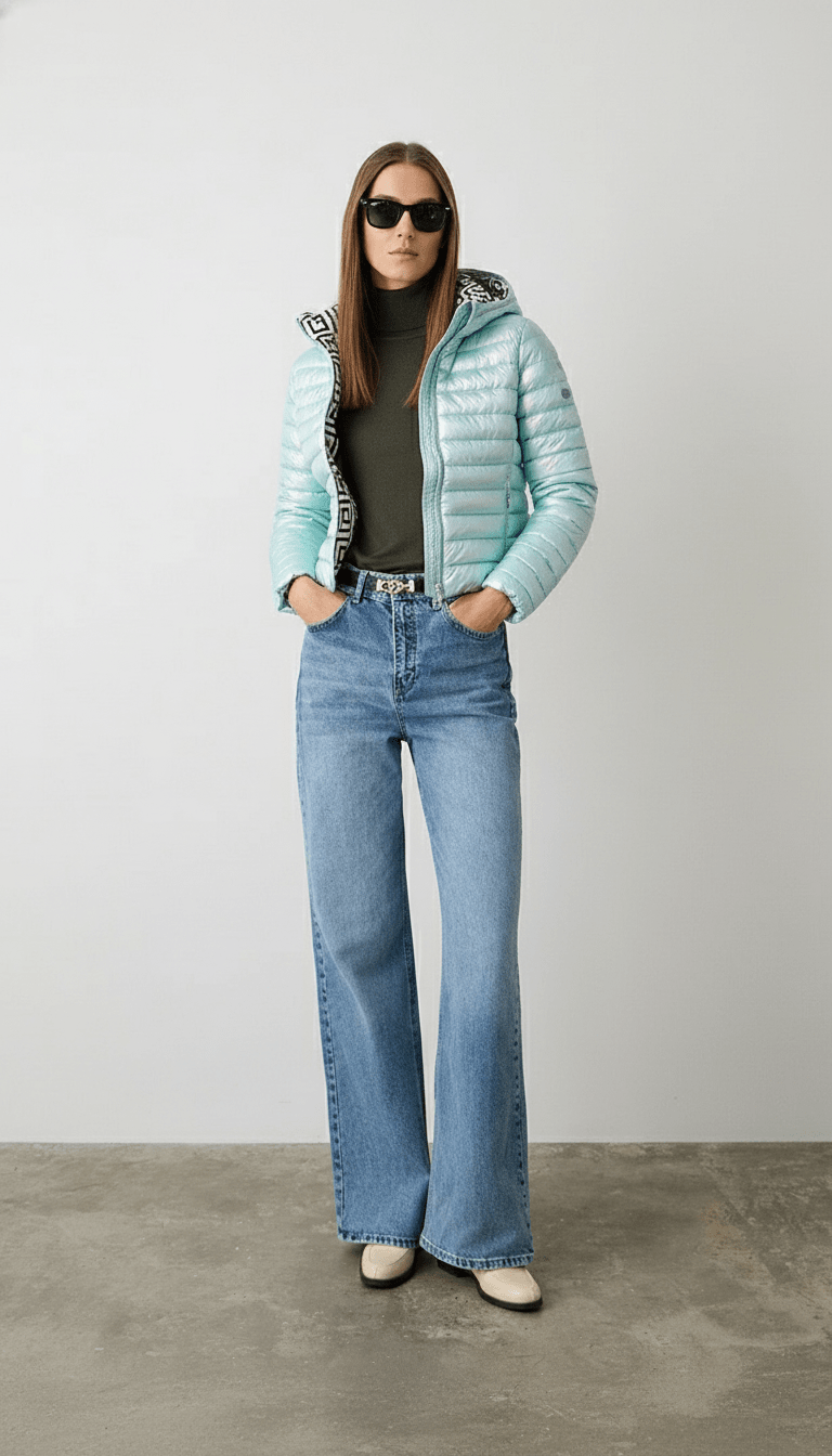 Geacă Reversibilă cu Glugă - OK Lux. All rights reserved. - Jackets -