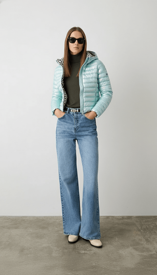 Geacă Reversibilă cu Glugă - OK Lux. All rights reserved. - Jackets -