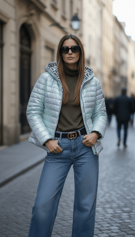 Geacă Reversibilă cu Glugă - OK Lux. All rights reserved. - Jackets -