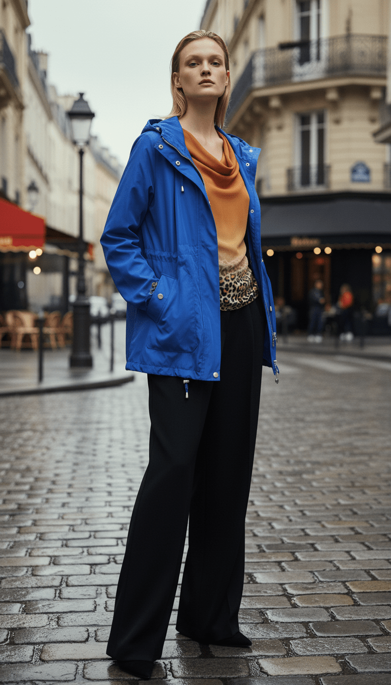 Geacă Subțire cu Glugă și Buzunare - OK Lux. All rights reserved. - Jackets -