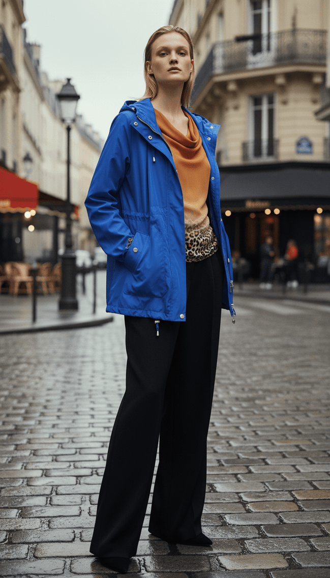 Geacă Subțire cu Glugă și Buzunare - OK Lux. All rights reserved. - Jackets -