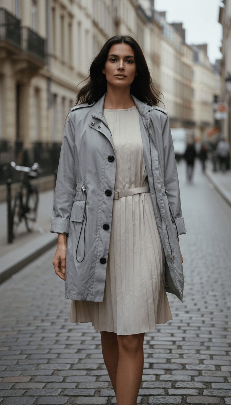 Geacă Subțire cu Nasturi - OK Lux. All rights reserved. - Jackets -