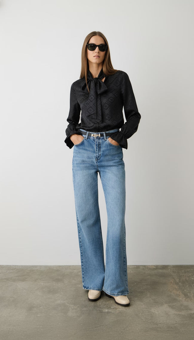 Camasă neagră office cu croi modern - OK Lux. All rights reserved. - Shirts -