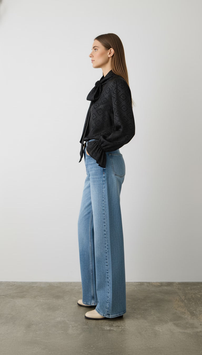 Camasă neagră office cu croi modern - OK Lux. All rights reserved. - Shirts -