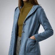 Hanorac Jachetă Bleu cu Glug - OK Lux. All rights reserved. - Jackets - 