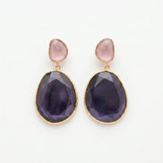 Cercei Lungi din Piatră Semiprețioasă Ochi de Pisică - OK Lux. All rights reserved. - Earrings -