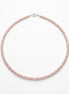 Colier Handmade din Perle Naturale Neregulate Roz-Mov
