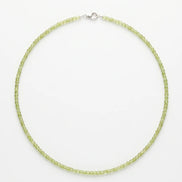 Colier Handmade cu Peridot Fațetat