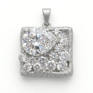 Pandantiv Handmade cu Zirconii și Glitter – Unicat