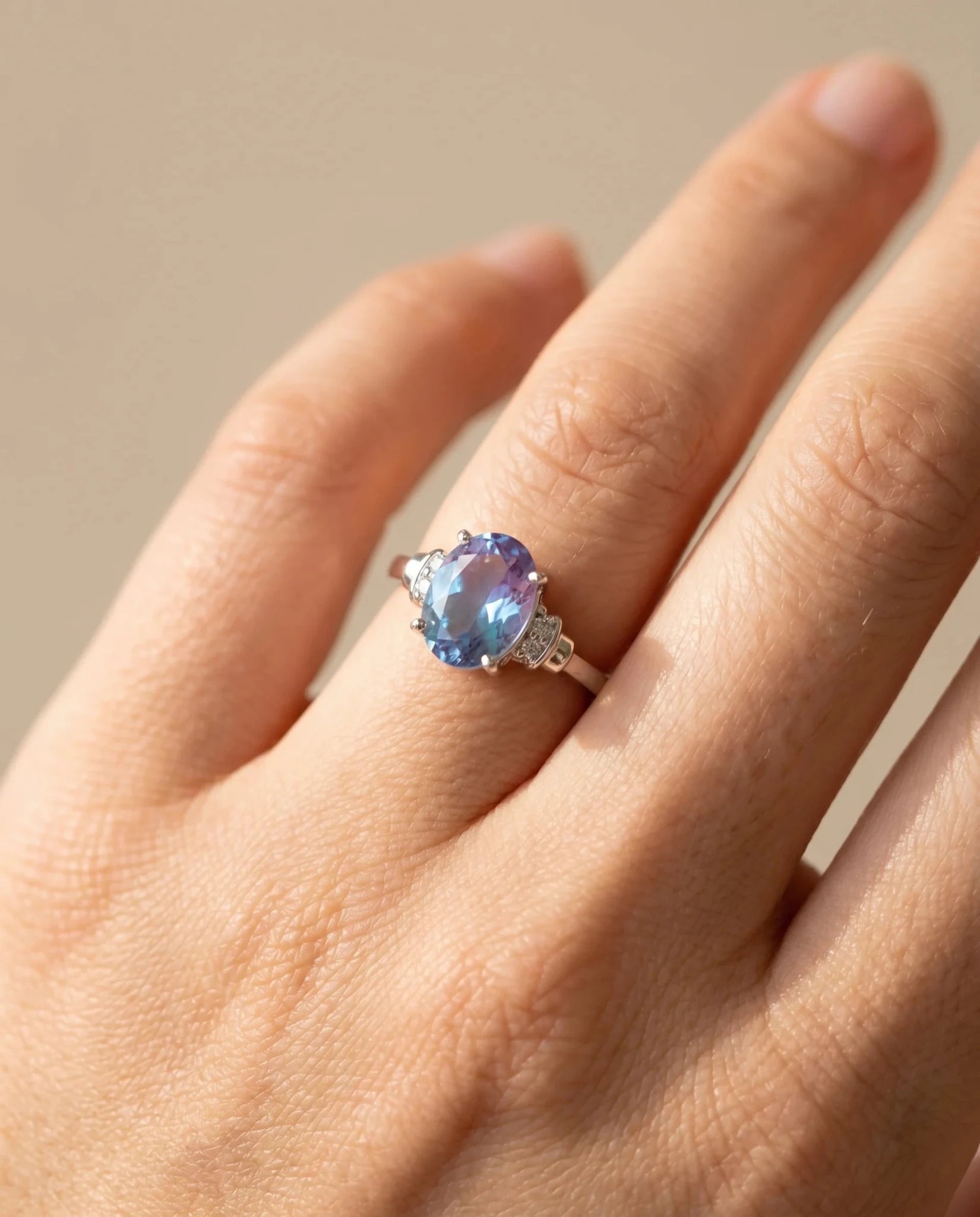 Inel din argint 925 cu topaz mistic - OK Lux. All rights reserved. - Inele - 