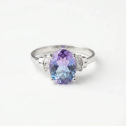 Inel din argint 925 cu topaz mistic - OK Lux. All rights reserved. - Inele - 