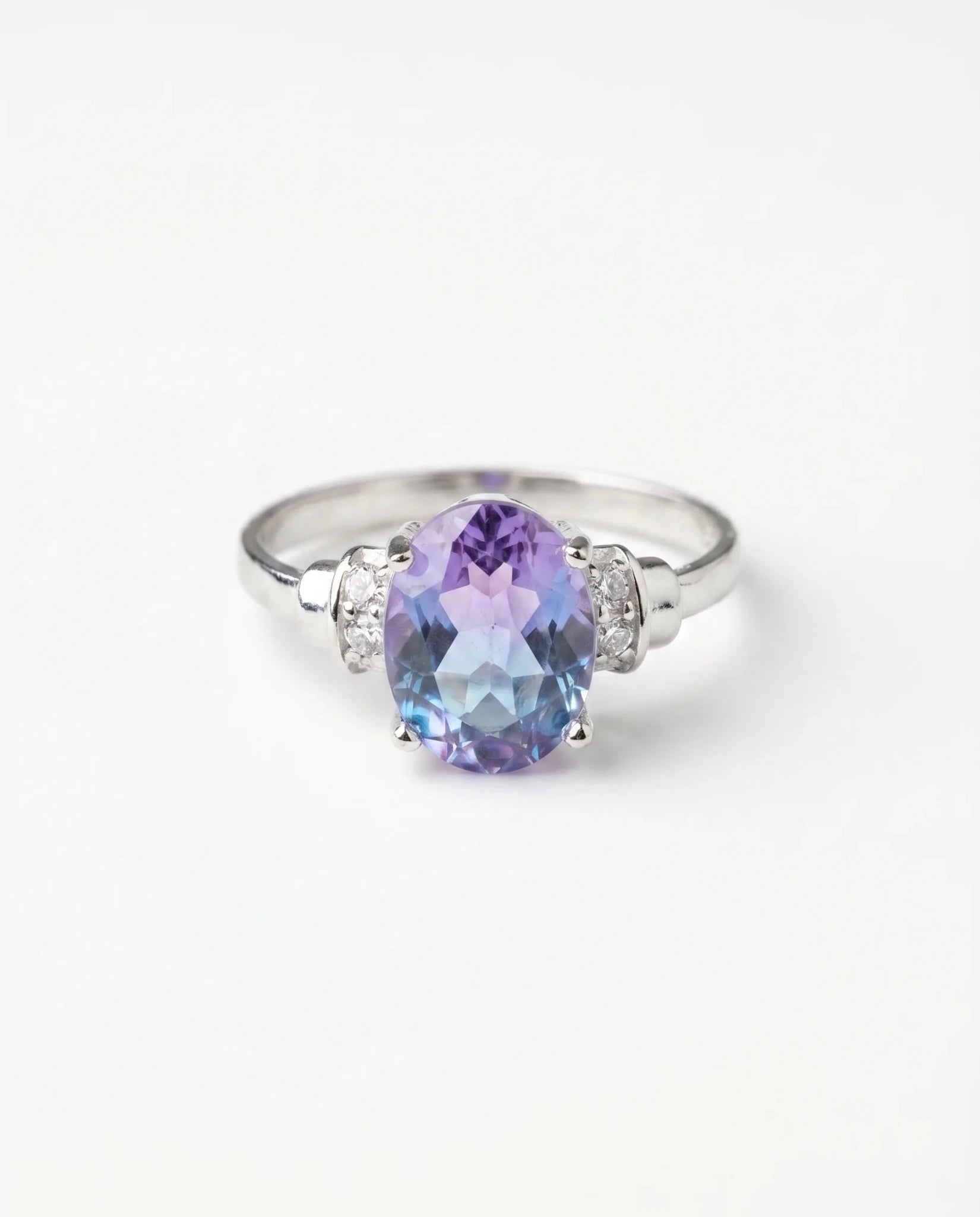 Inel din argint 925 cu topaz mistic - OK Lux. All rights reserved. - Inele - 