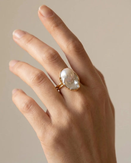 Inel Golden Essence – Oțel placat Aur 24K - OK Lux. All rights reserved. - Inele - 