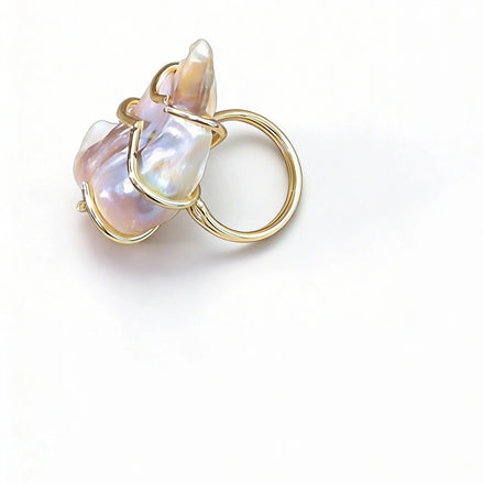Inel Pearl Delicate – Aur 24K - OK Lux. All rights reserved. - Inele - 