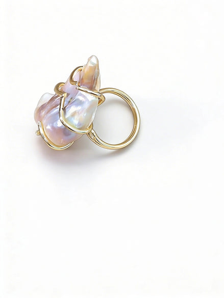 Inel Pearl Delicate – Aur 24K - OK Lux. All rights reserved. - Inele - 