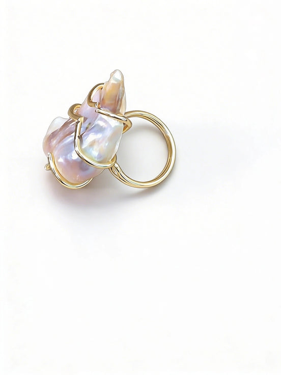 Inel Pearl Delicate – Aur 24K - OK Lux. All rights reserved. - Inele - 