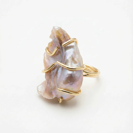 Inel Pearl Delicate – Aur 24K - OK Lux. All rights reserved. - Inele - 