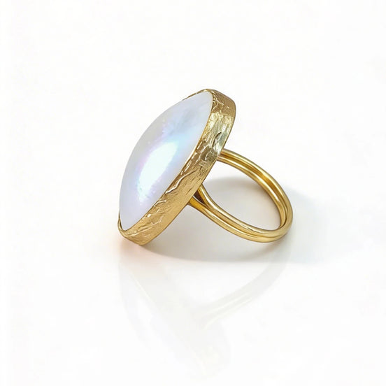 Inel Pearl Sky – Aur 24K - OK Lux. All rights reserved. - Inele - 