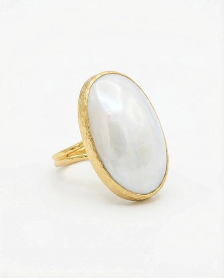 Inel Pearl Sky – Aur 24K - OK Lux. All rights reserved. - Inele - 